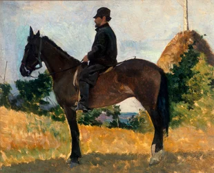Diego Martelli à cheval